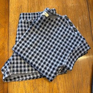 Madewell Women’s Gingham Knit Seersucker Small Top and Medium Bottom